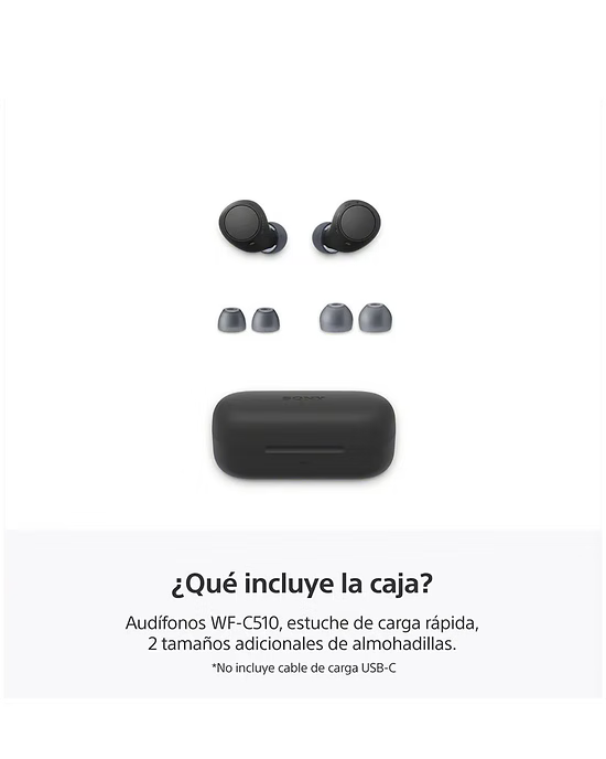 Sony WF-C510 – Compactos, potentes y con tecnología inteligente