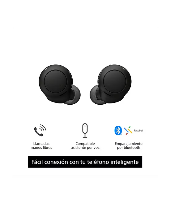 Sony WF-C500 – Audífonos Bluetooth compactos con DSEE, 20 h de batería y resistencia al agua