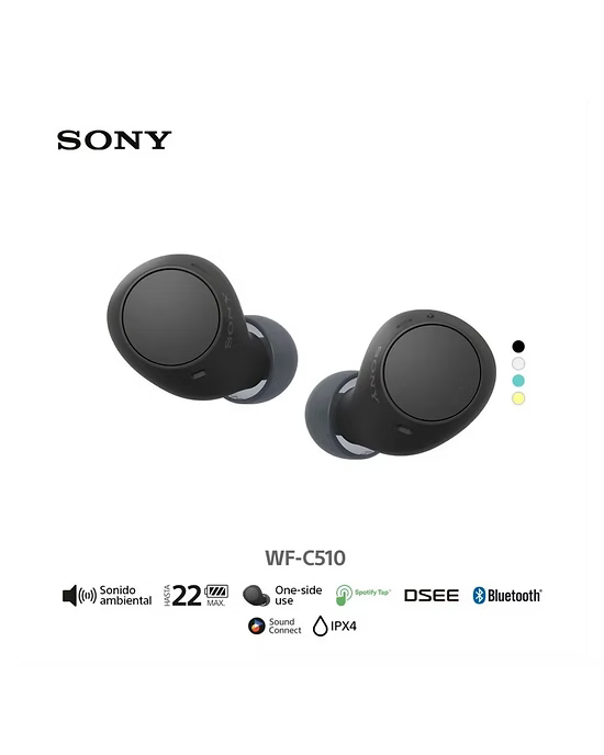Sony WF-C510 – Compactos, potentes y con tecnología inteligente