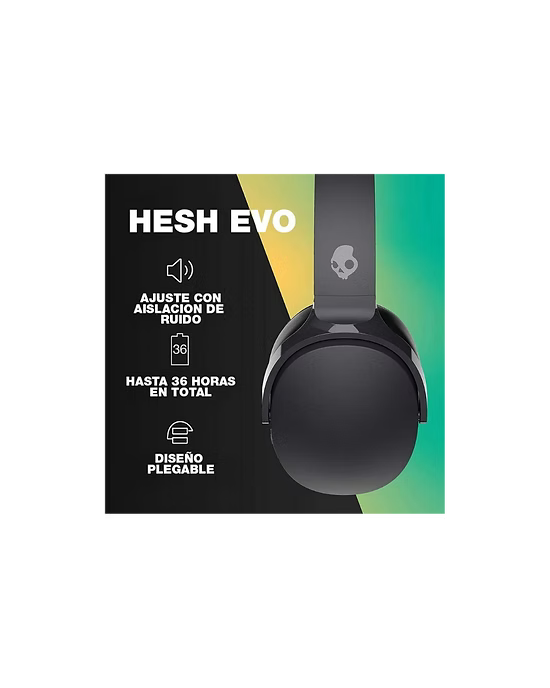 Skullcandy Hesh Evo – Sonido envolvente con estilo audaz