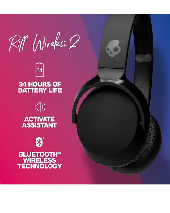 Skullcandy Riff 2 – Sonido urbano, comodidad todo el día