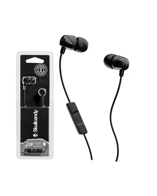 Skullcandy Jib con cable – Sonido claro, estilo compacto