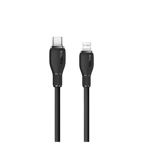 Baseus Pudding Cable Tipo-C a Lightning 20W (1.2m) – Rápido, Resistente y 100% Apple Compatible