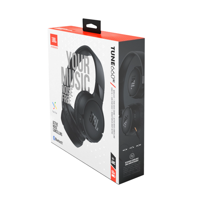 JBL Tune 660NC – Graves Potentes, Cancelación de Ruido y Hasta 55 Horas de Música