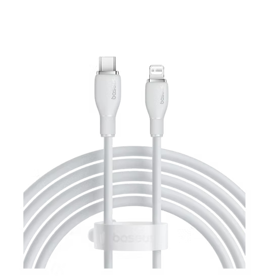 Baseus Pudding Cable Tipo-C a Lightning 20W (1.2m) – Rápido, Resistente y 100% Apple Compatible