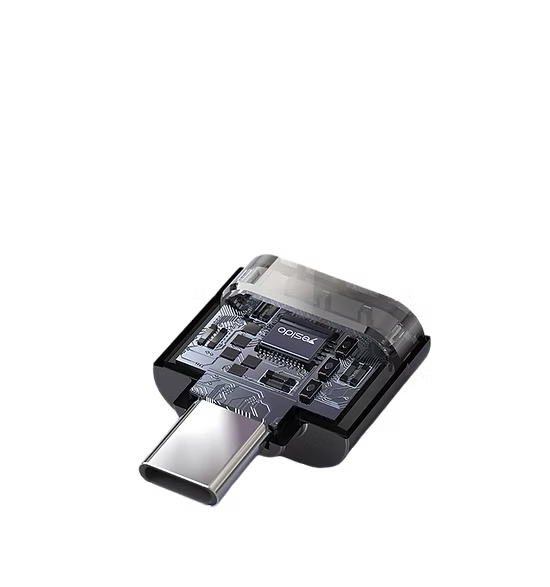 Lector de Memorias microSD Tipo C Yesido – Compacto, Rápido y Elegante