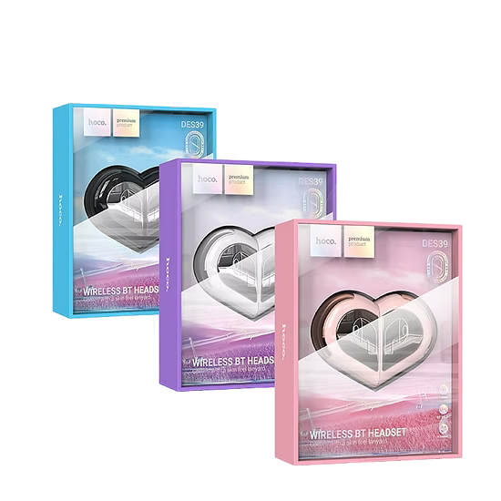 Audífonos Hoco Love Pods DES39 - Diseño de Corazón con Bluetooth 5.3