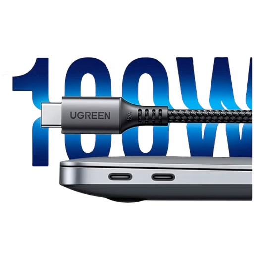 Cable UGREEN USB-C a USB-C 100W – 2 Metros