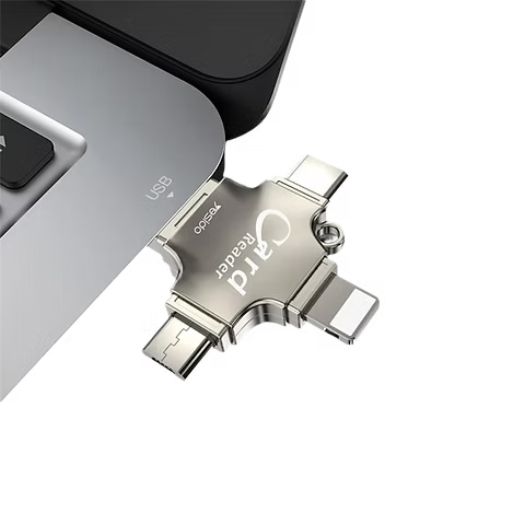 Lector de Memoria Multifuncional Yesido GS13 – Conecta, Lee y Transfiere con Estilo