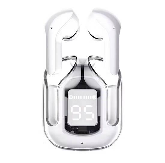 Crystal CT03 - Audífonos Premium con Base LED + Bluetooth 5.3
