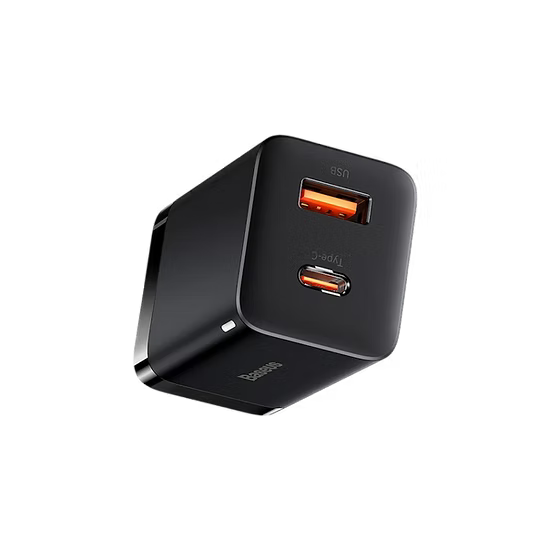 Baseus Cubo 30W C+U – Doble potencia en tamaño mini