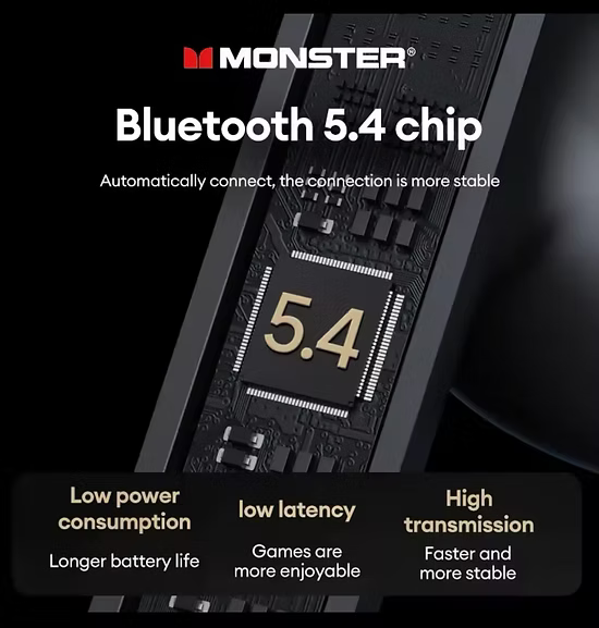 Monster AIRMARS T20 – Display Digital + 3 Modos de Audio