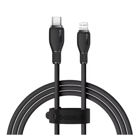 Baseus Pudding Cable Tipo-C a Lightning 20W (1.2m) – Rápido, Resistente y 100% Apple Compatible