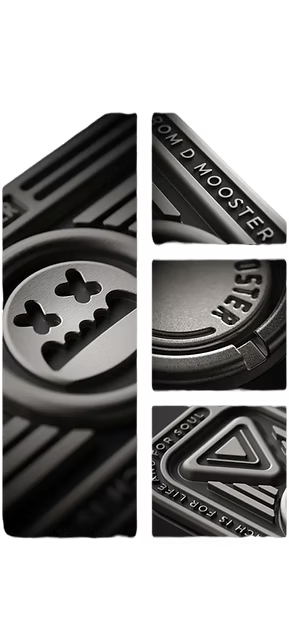 DMOOSTER Spinner 🎧 Sonido Envolvente + Diseño Metálico Premium