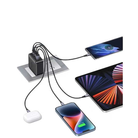 Cargador UGREEN GAN 65W | 3 USB-C + 1 USB-A