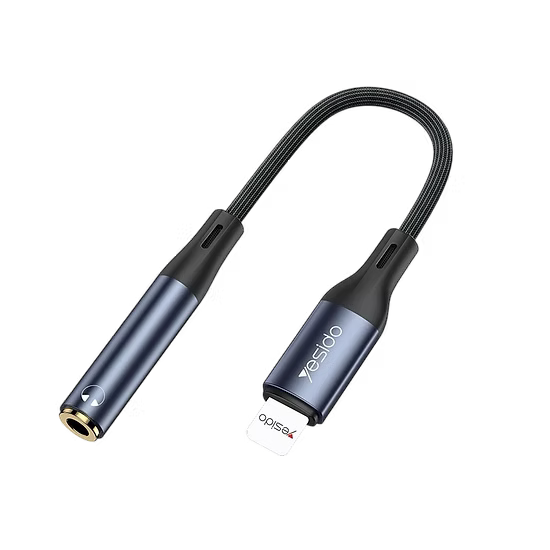 Adaptador Jack 3.5mm a Lightning Yesido – Audio Premium en Dispositivos Apple