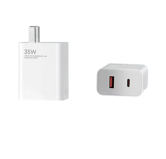 Cubo de Carga Xiaomi Original de 35W – Doble salida para máxima eficiencia