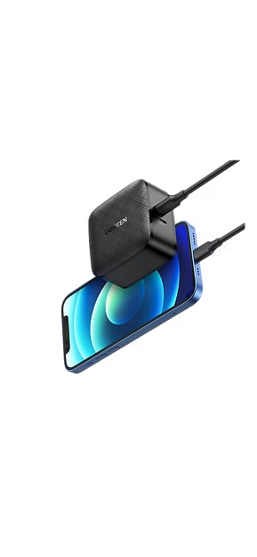 Cargador UGREEN PD 66W | 2 Puertos USB-C | Carga Rápida y Compacta