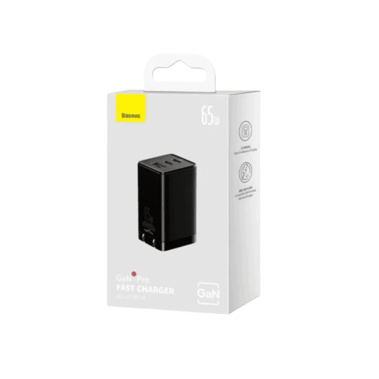 Baseus GaN 5 Pro 65W 2C+U – Carga rápida, potente y compacta