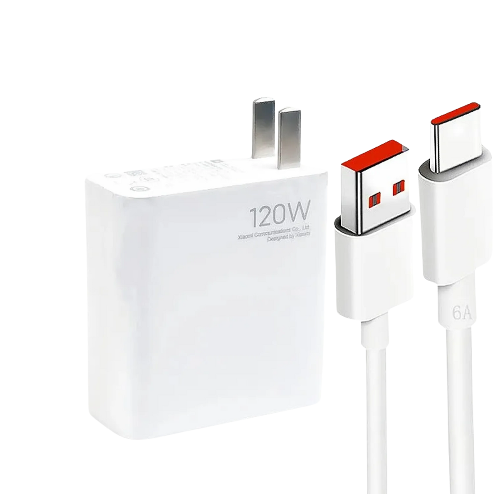 Cargador Xiaomi 120W + Cable USB-A a USB-C