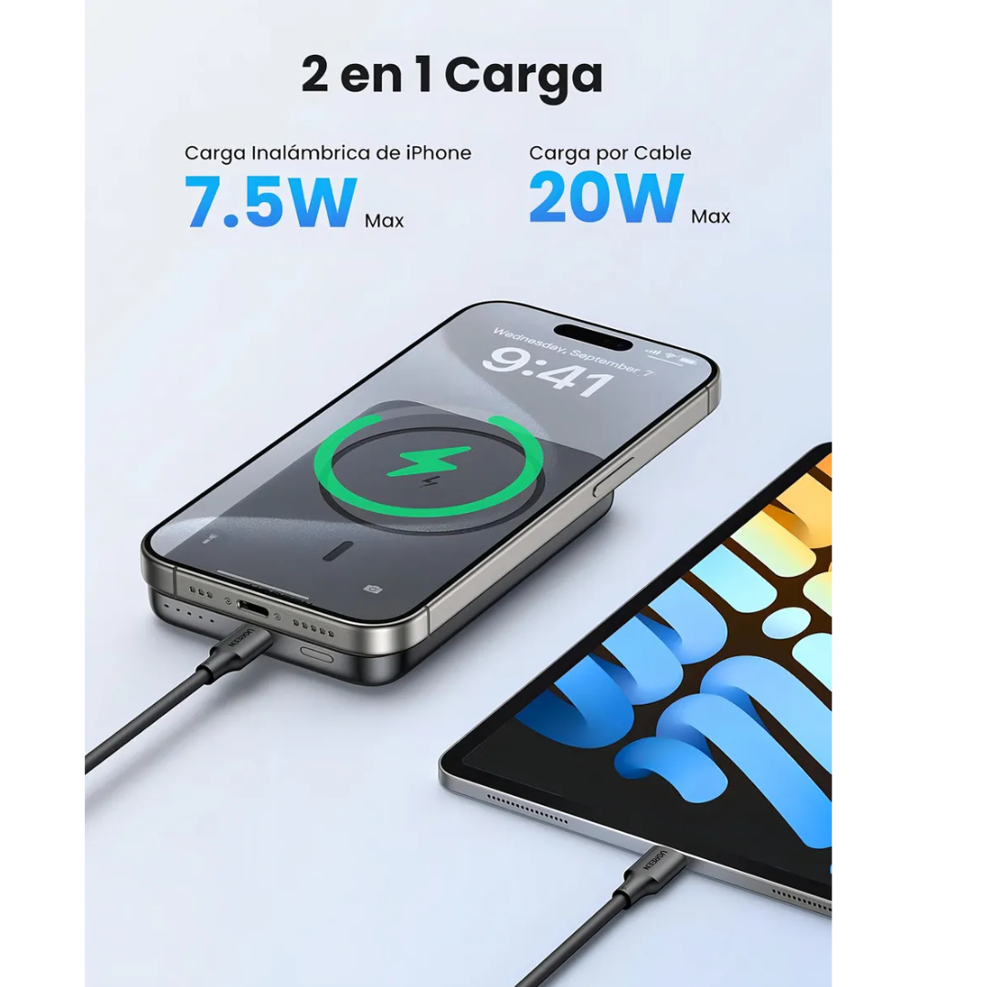 UGREEN magnetico 10 000 mAh PB561