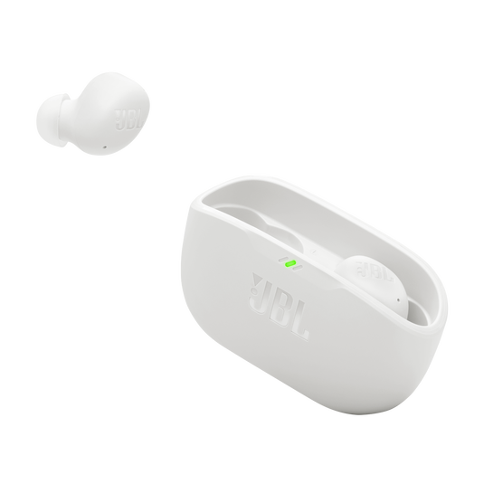 JBL Wave Buds Blanco – ¡Sonido potente y libertad total!