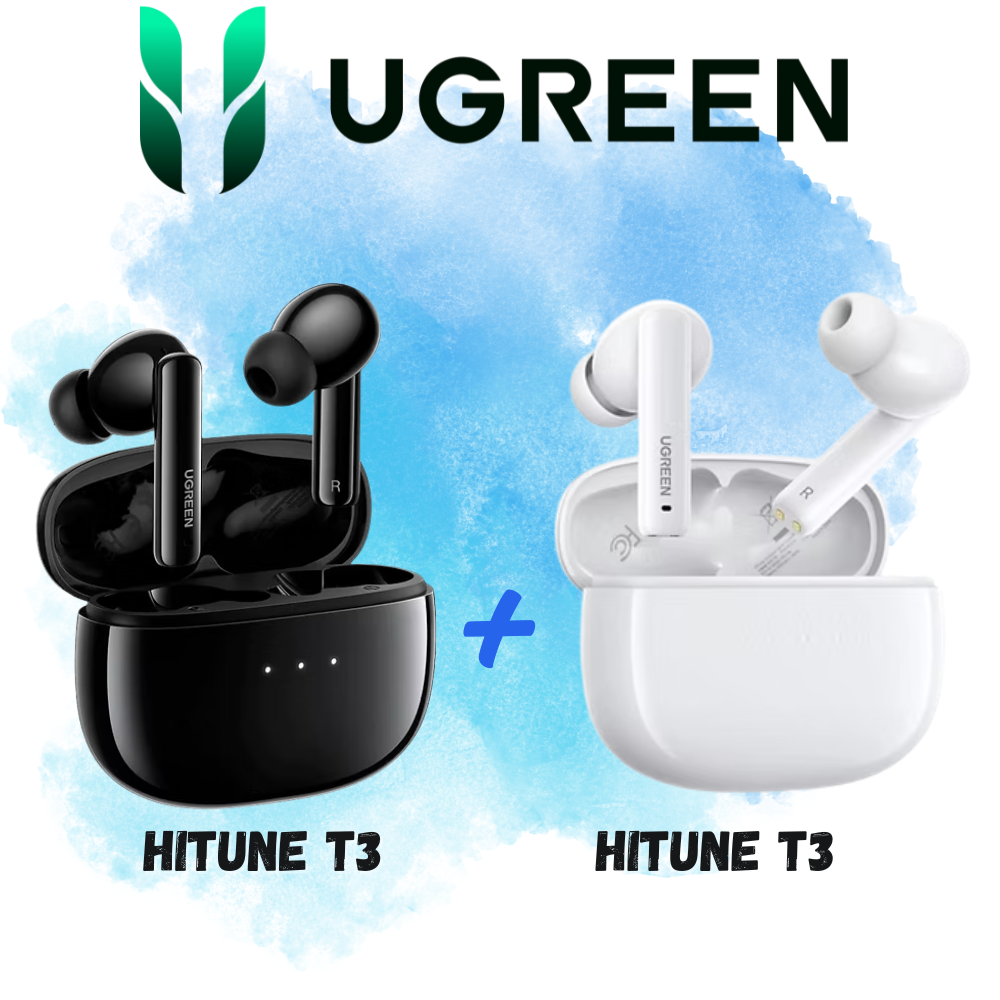 Combo x2 UGREEN HiTune T3 | ANC + Sonido Envolvente