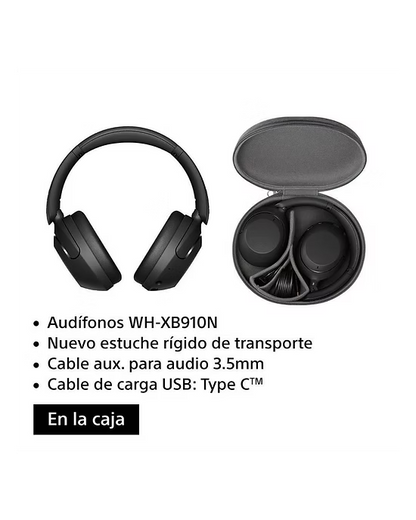 Sony WH-XB910N – Audífonos Bluetooth con Extra Bass