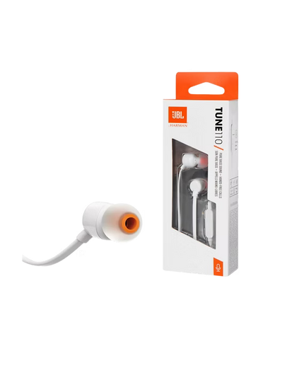 JBL Tune 110 – ¡Sonido potente y comodidad diaria!