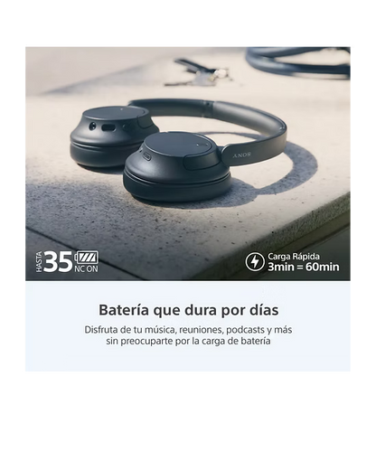 Sony WH-CH720N – Audífonos Bluetooth con cancelación de ruido y hasta 35h de batería