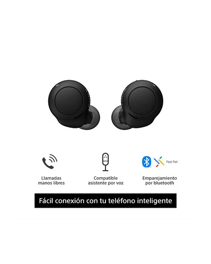 Sony WF-C500 – Audífonos Bluetooth compactos con DSEE, 20 h de batería y resistencia al agua