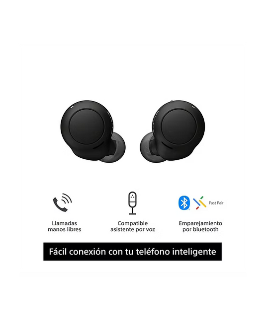 Sony WF-C500 – Audífonos Bluetooth compactos con DSEE, 20 h de batería y resistencia al agua