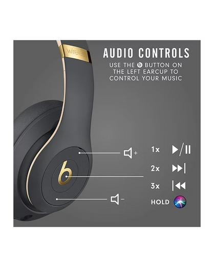 Beats Studio3 Wireless – Audífonos con Cancelación Activa de Ruido y Sonido Premium