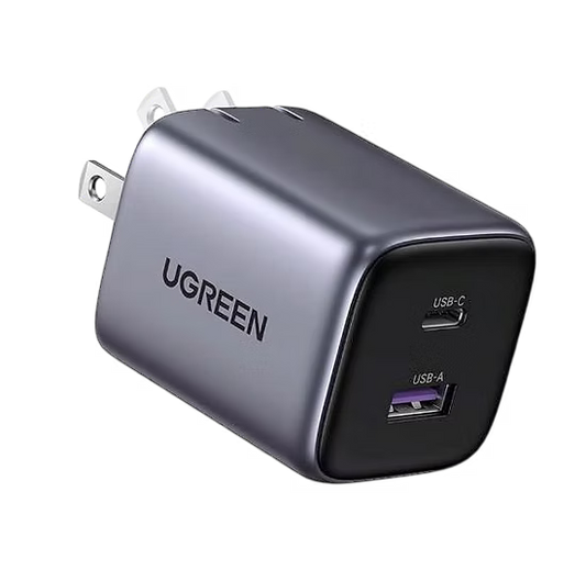 Cargador UGREEN 35W | USB-C + USB-A | Compacto y Abatible