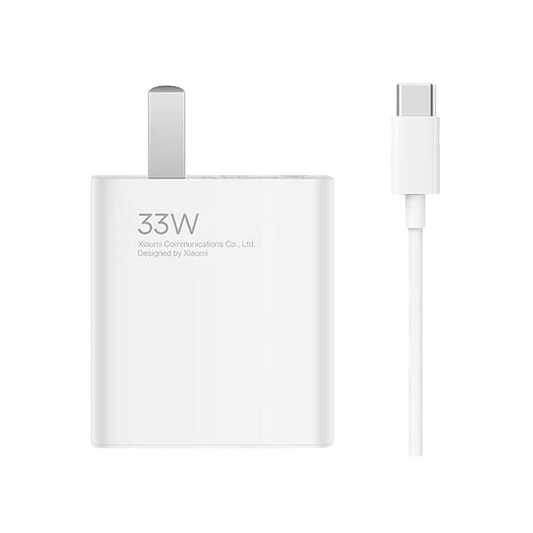 Cargador Xiaomi Original de 33W con Cable Tipo C