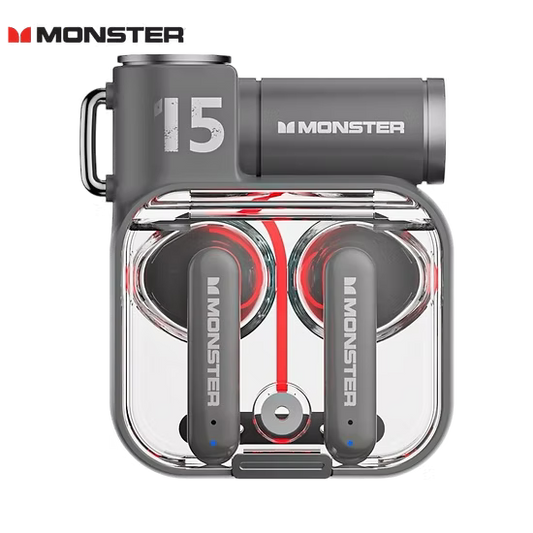 Monster AIRMARS T15 - Vintage Gamer + Bluetooth 5.3 + Baja Latencia