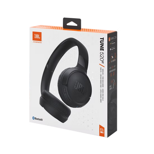 JBL Tune 520BT – Batería Extrema, Graves Poderosos y Comodidad Total