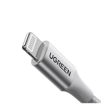 UGREEN USB-C a Lightning 1m | Carga Rápida MFi y Resistencia Total