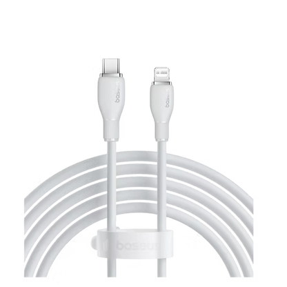 Baseus Pudding Cable Tipo-C a Lightning 20W (1.2m) – Rápido, Resistente y 100% Apple Compatible