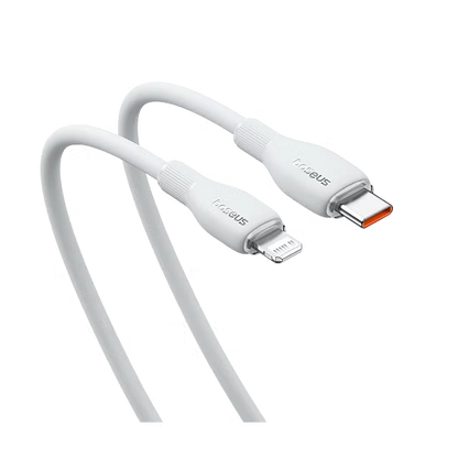 Baseus Pudding Cable Tipo-C a Lightning 20W (1.2m) – Rápido, Resistente y 100% Apple Compatible