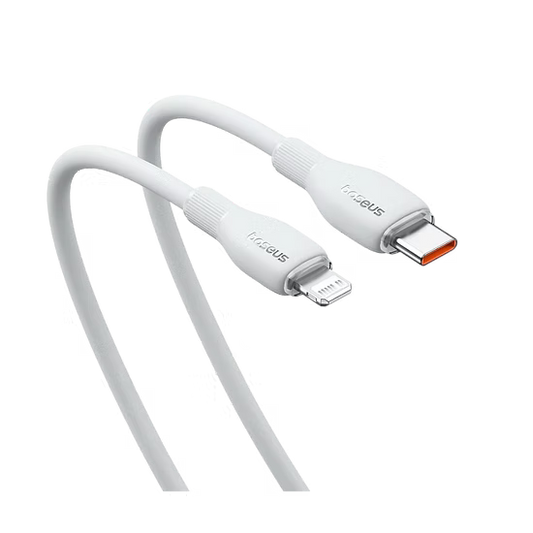 Baseus Pudding Cable Tipo-C a Lightning 20W (1.2m) – Rápido, Resistente y 100% Apple Compatible