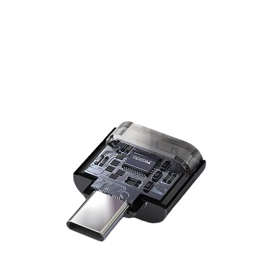 Lector de Memorias microSD Tipo C Yesido – Compacto, Rápido y Elegante