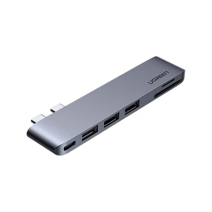 UGREEN CM251 | Adaptador USB-C Multifuncional con HDMI 4K, USB 3.0 y Lector SD