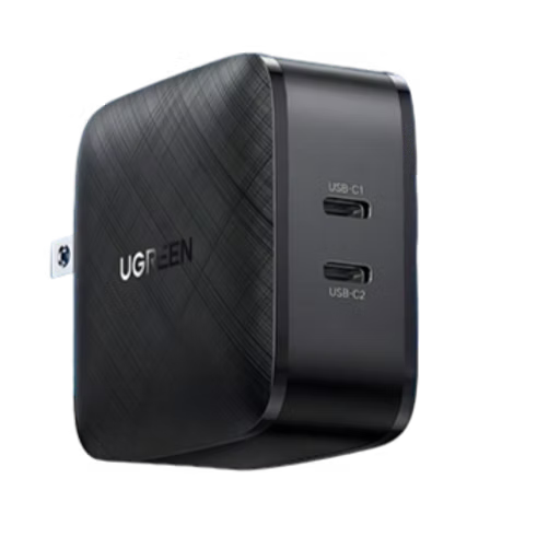 Cargador UGREEN PD 66W | 2 Puertos USB-C | Carga Rápida y Compacta