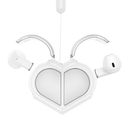 Audífonos Hoco Love Pods DES39 - Diseño de Corazón con Bluetooth 5.3