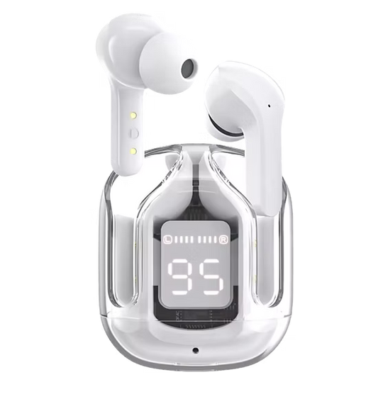 Crystal CT03 - Audífonos Premium con Base LED + Bluetooth 5.3