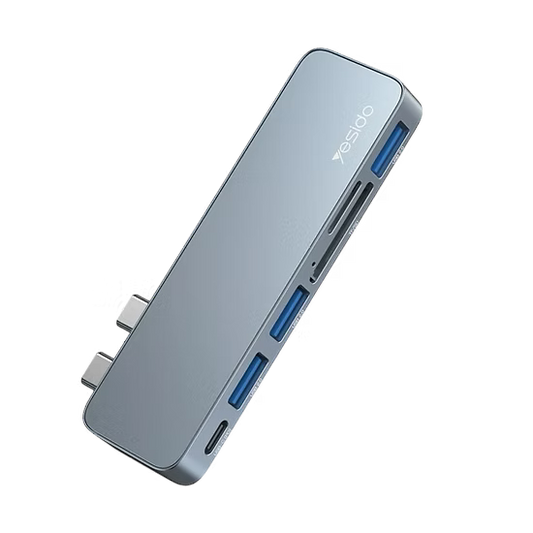 Hub USB-C Yesido HB10 – Expansión Profesional para tu MacBook