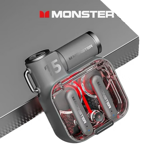Monster AIRMARS T15 - Vintage Gamer + Bluetooth 5.3 + Baja Latencia