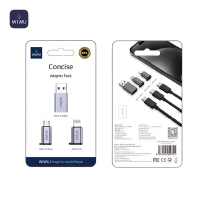 Wiwu Wi-C031 – Combo de 3 Adaptadores Todo en Uno
