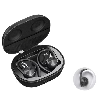 Audífonos Deportivos J92 🎧 TWS con Ganchos Ergonómicos y Base de Tela Premium